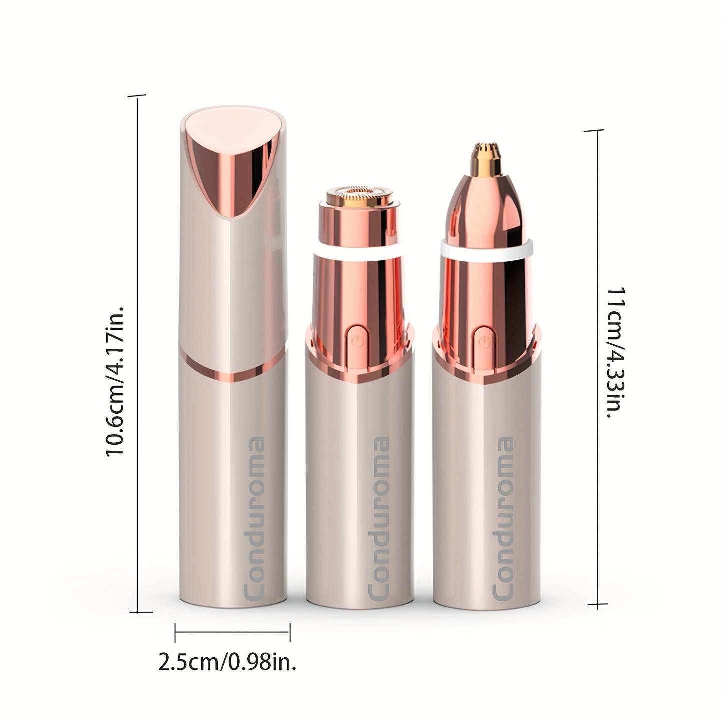 FaceFlick | 2-in-1 eyebrow & face trimmer - Precise & USB rechargeable