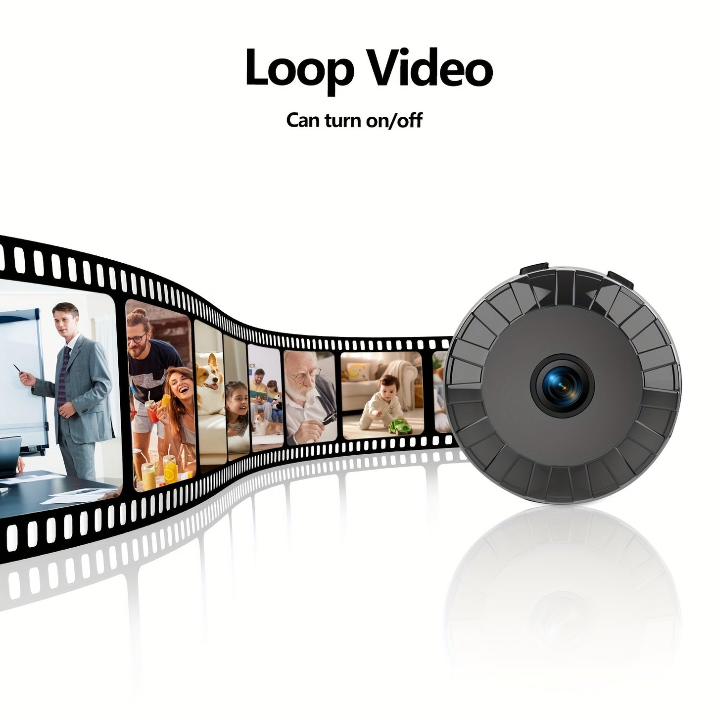 CamTrack | Mini Wi-Fi Camera – Portable & Rechargeable