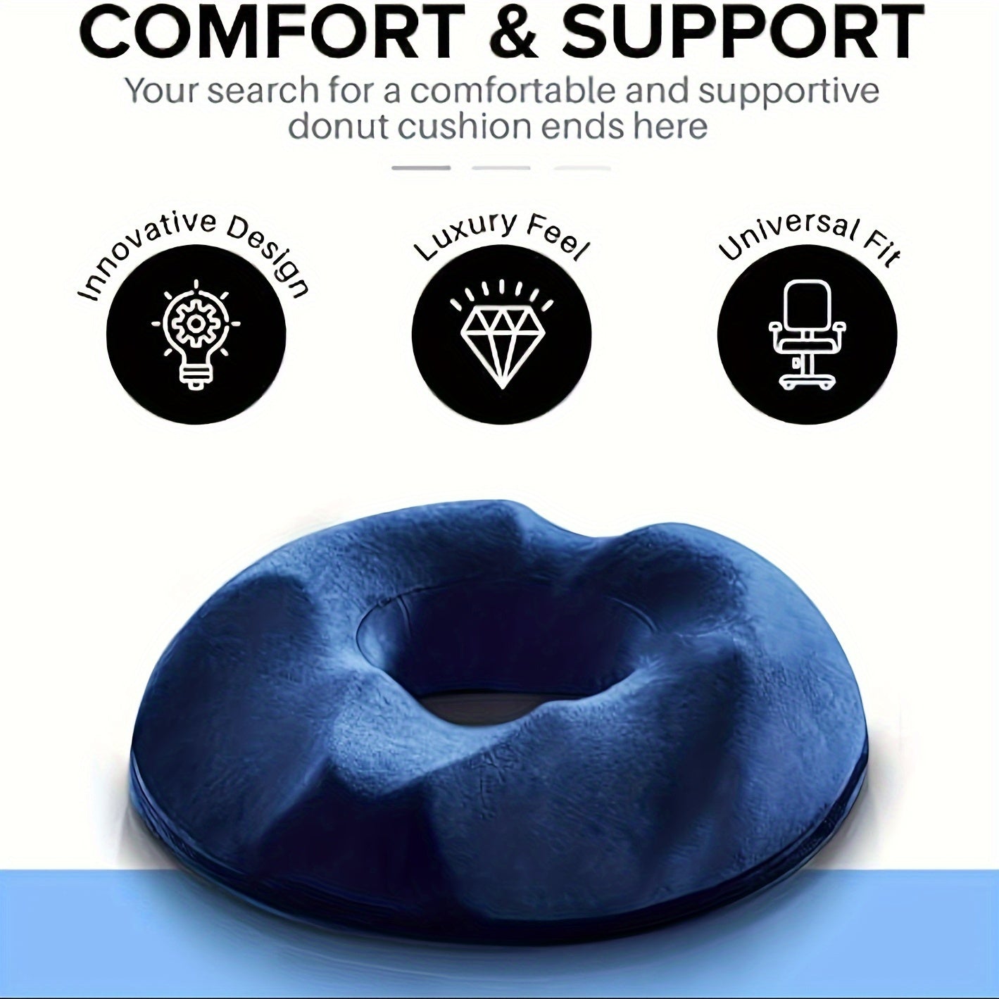 CoreEase | Orthopedic Donut Pillow for Office & Car