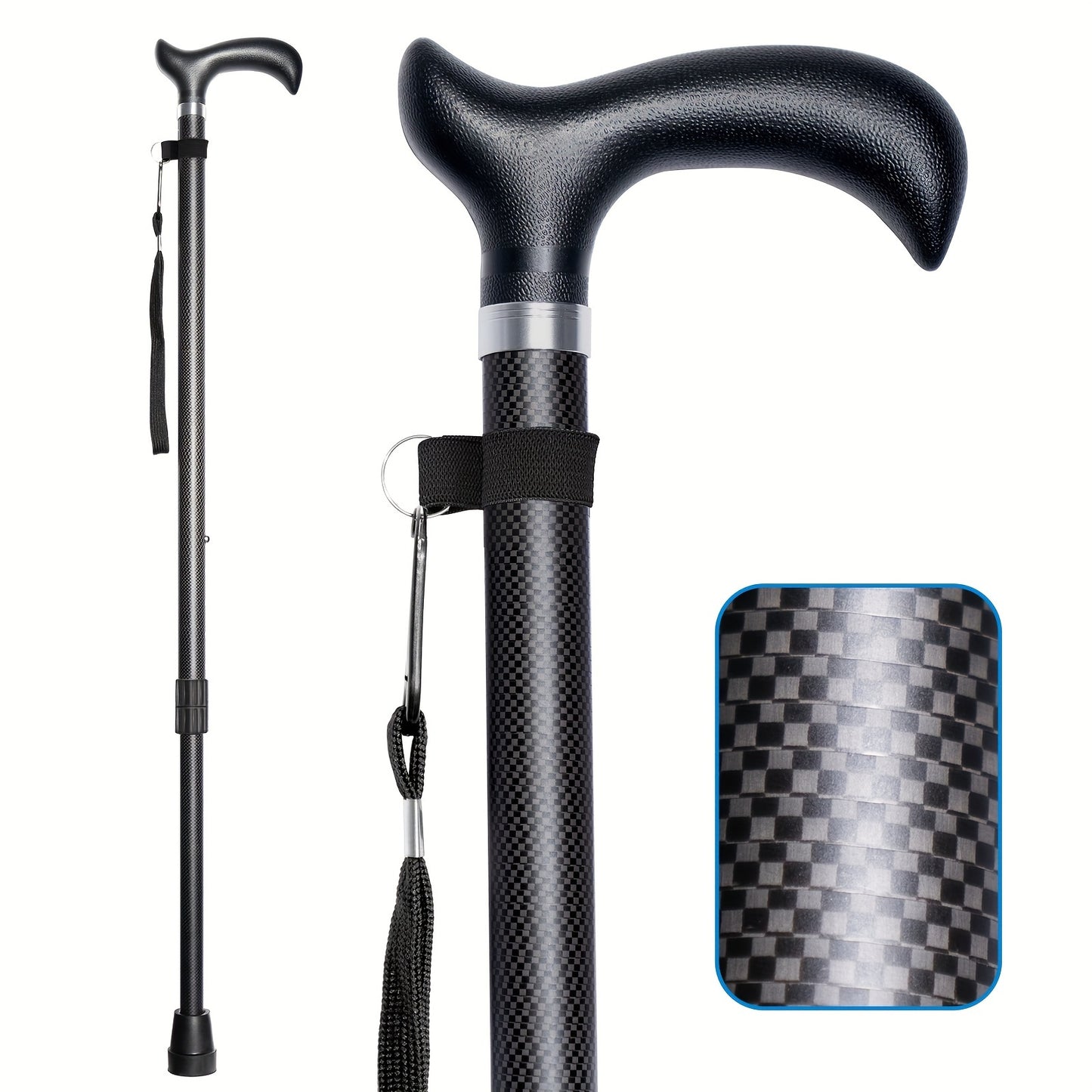 CarbonGlide | Carbon Walking Stick – Ultra-Lightweight & Height Adjustable