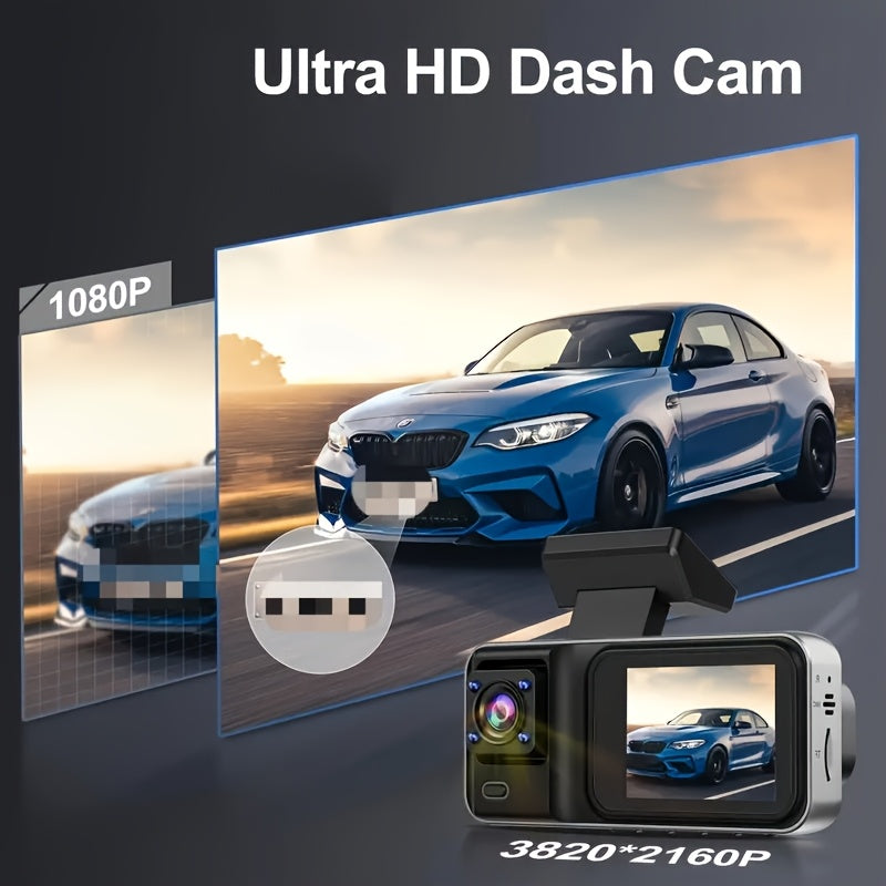 ClearRoad | 1080P Dash Cam – Front, Rear & In-Car View
