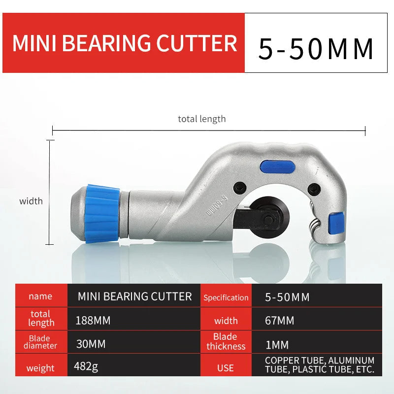 TubeSlice | Robust Pipe Cutter for Metal and PVC Pipes
