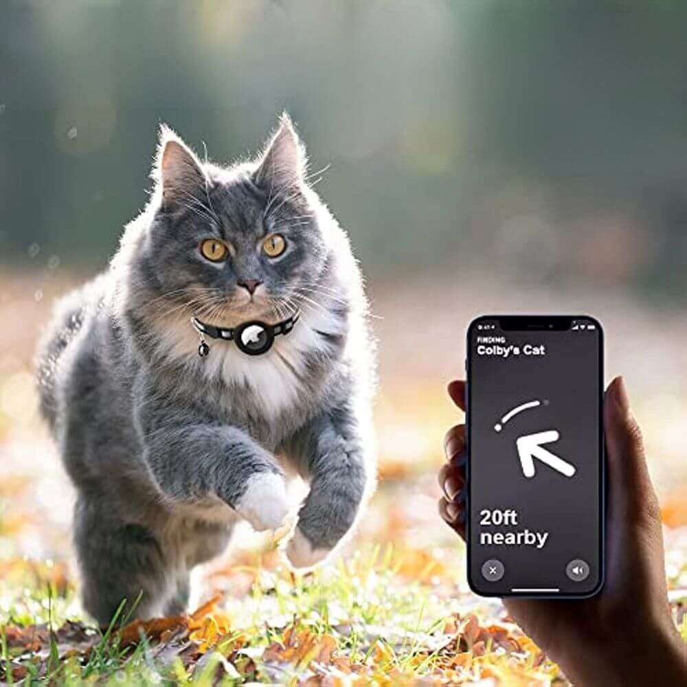 TrackTail | Cat collar with GPS tracker mount & safety clasp