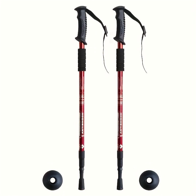 PeakStride | Ergonomic Telescopic Hiking Poles – 2 Pieces in Various Colours