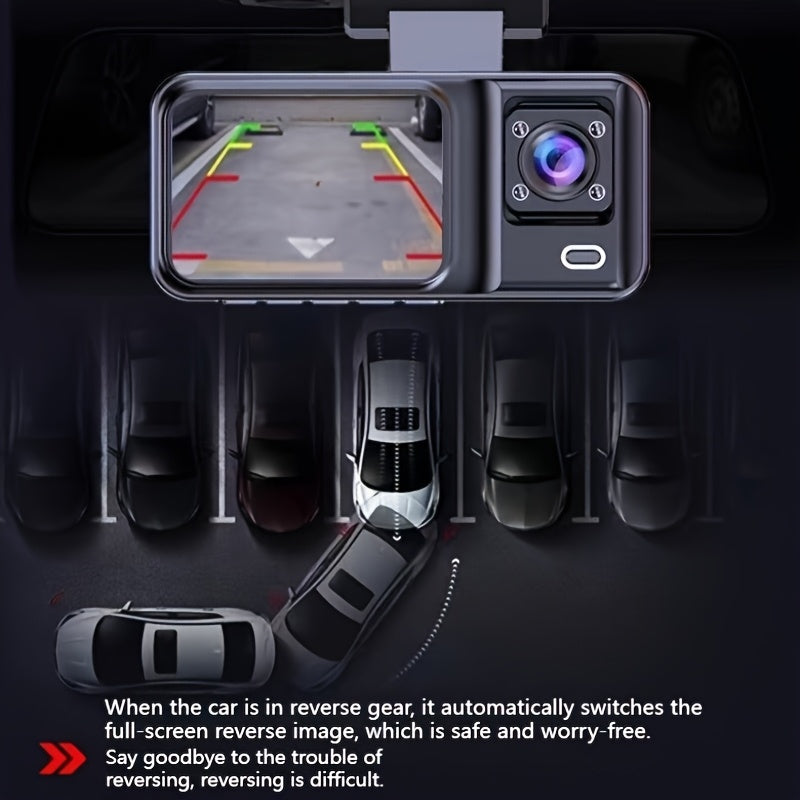 ClearRoad | 1080P Dash Cam – Front, Rear & In-Car View