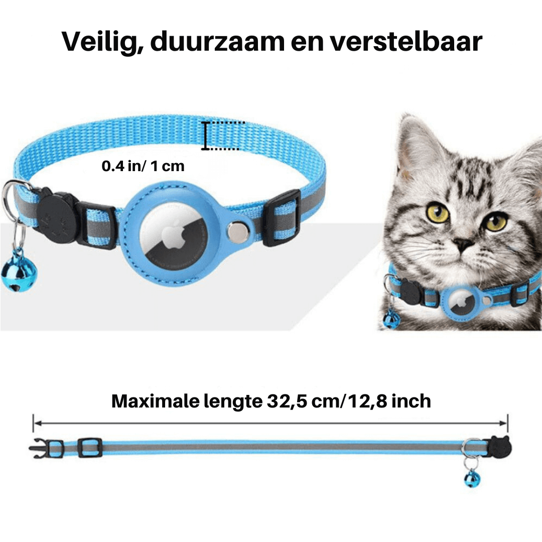 TrackTail | Cat collar with GPS tracker mount & safety clasp