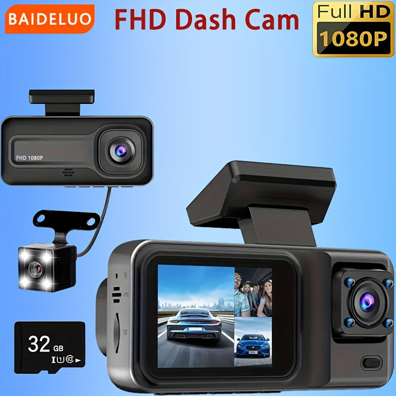 ClearRoad | 1080P Dash Cam – Front, Rear & In-Car View