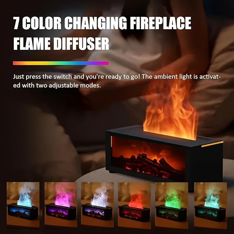 FlameMist | Ultrasonic Diffuser – Portable Mist & Soothing Ambience