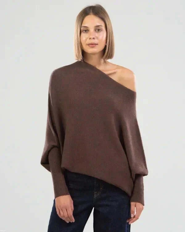 Arielle | Elegant Draped Jumper | Women’s Fashion