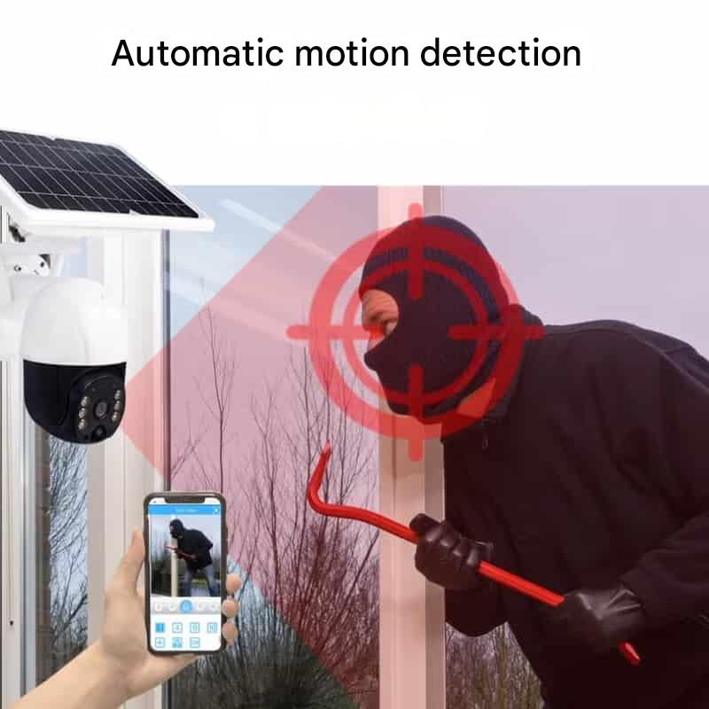 DualGuard | 4K security camera with solar panel