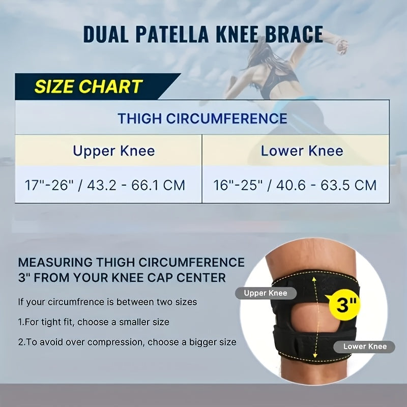MoveGuard | Knee supports - Elasticated support & breathable comfort (set of 2)