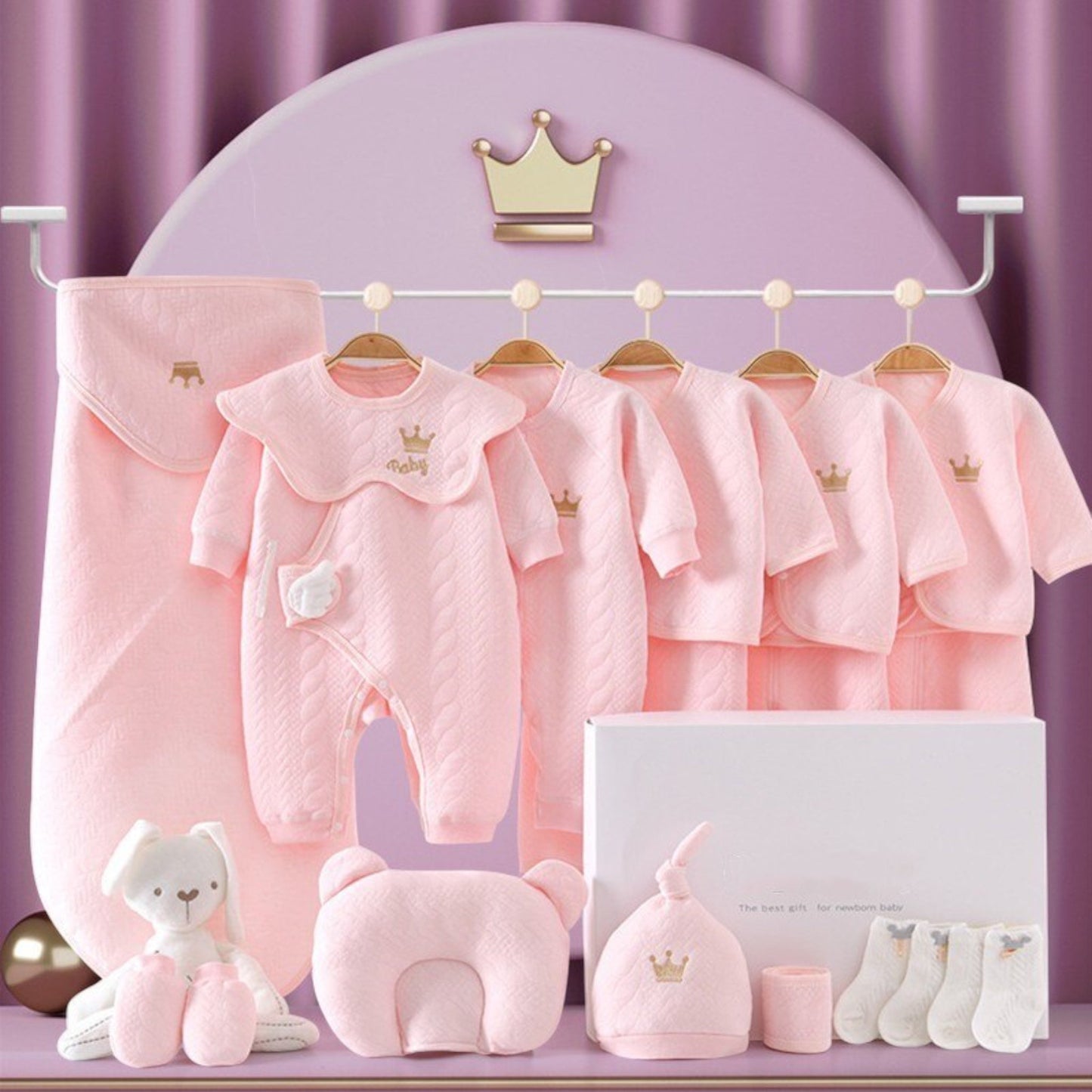 BabyBliss | Luxury Newborn Gift Box – Soft & Complete