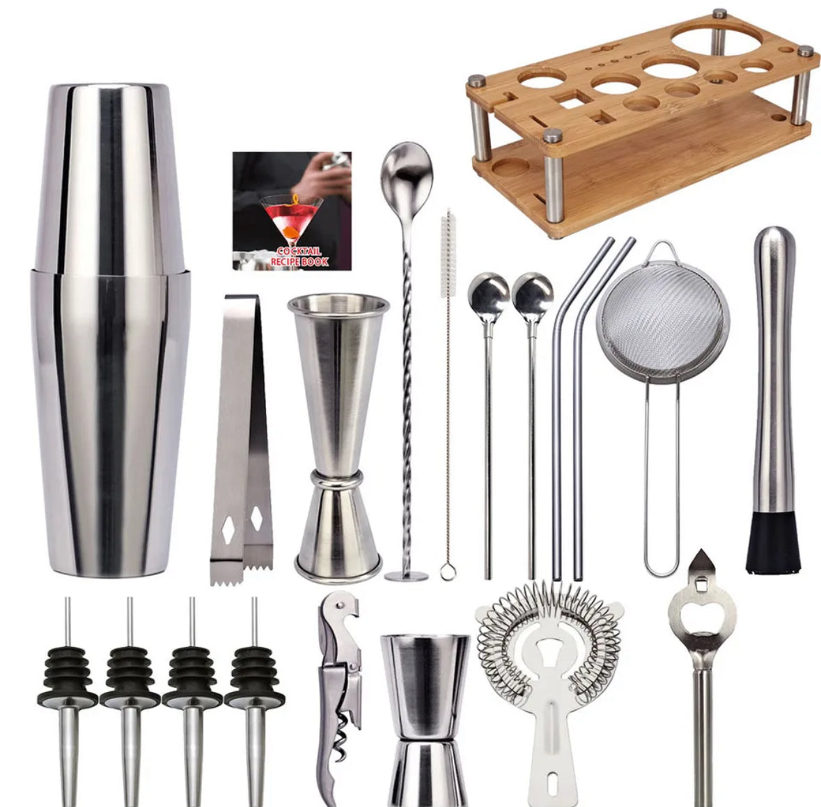 ShakerPro | 23-Piece Professional Bartender Set