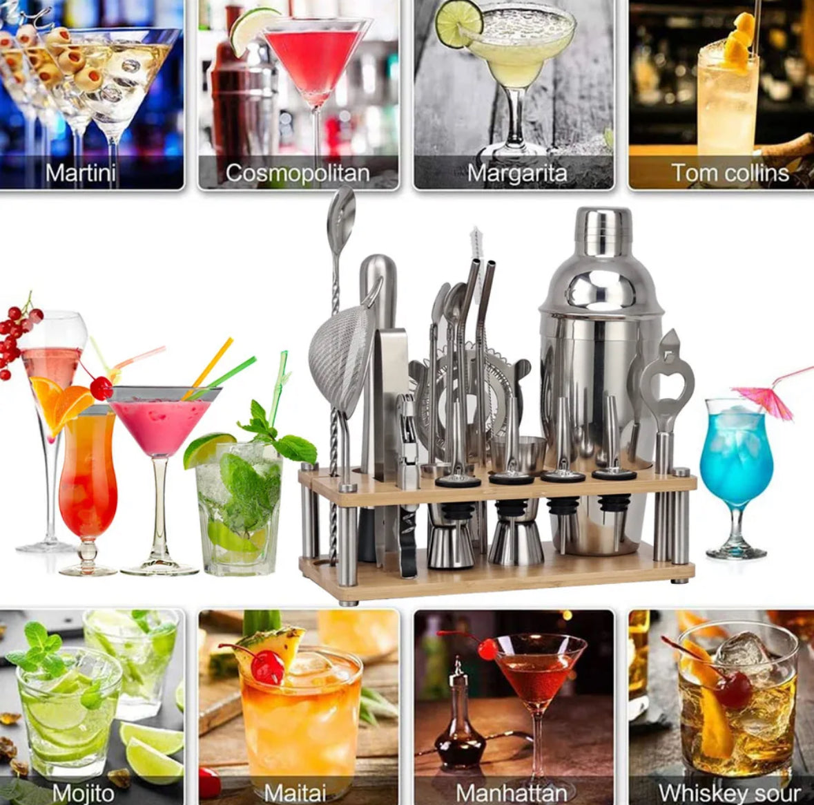 ShakerPro | 23-Piece Professional Bartender Set