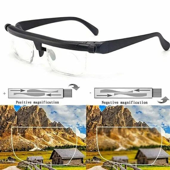 VisionFlex | Adjustable reading glasses without prescription for clear vision at any distance