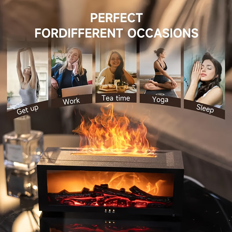 FlameMist | Ultrasonic Diffuser – Portable Mist & Soothing Ambience