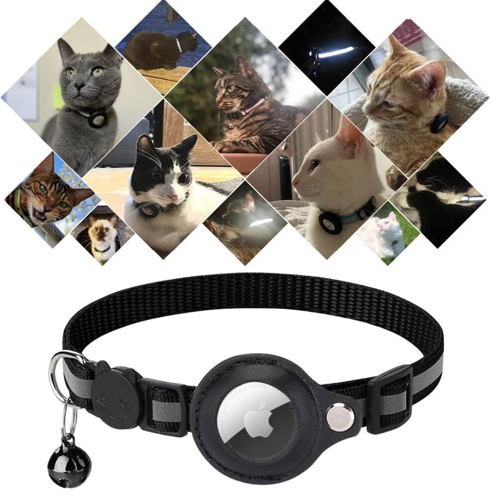 TrackTail | Cat collar with GPS tracker mount & safety clasp