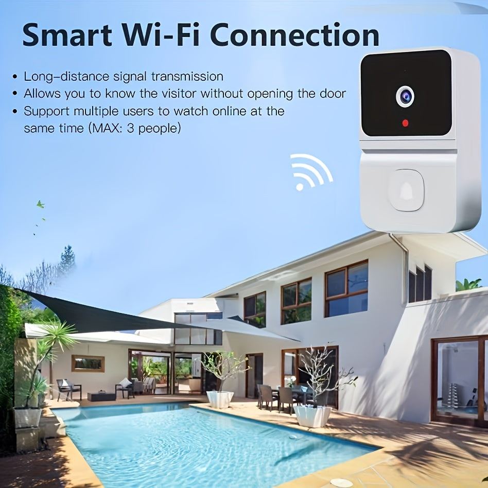 EntryCam | Battery-Powered Smart WiFi Doorbell for Home Security