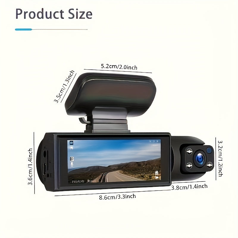 RoadSecure | 1080P Car Dash Cam – Dual Lens Protection