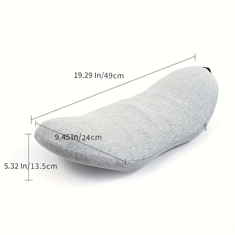 SpineEase | Orthopedic Pillow – Memory Foam Lumbar Support with Cover
