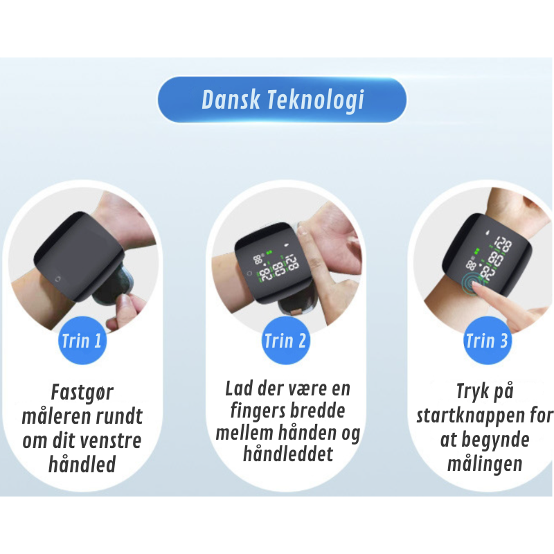 HealthPro | LED Wrist Blood Pressure Monitor