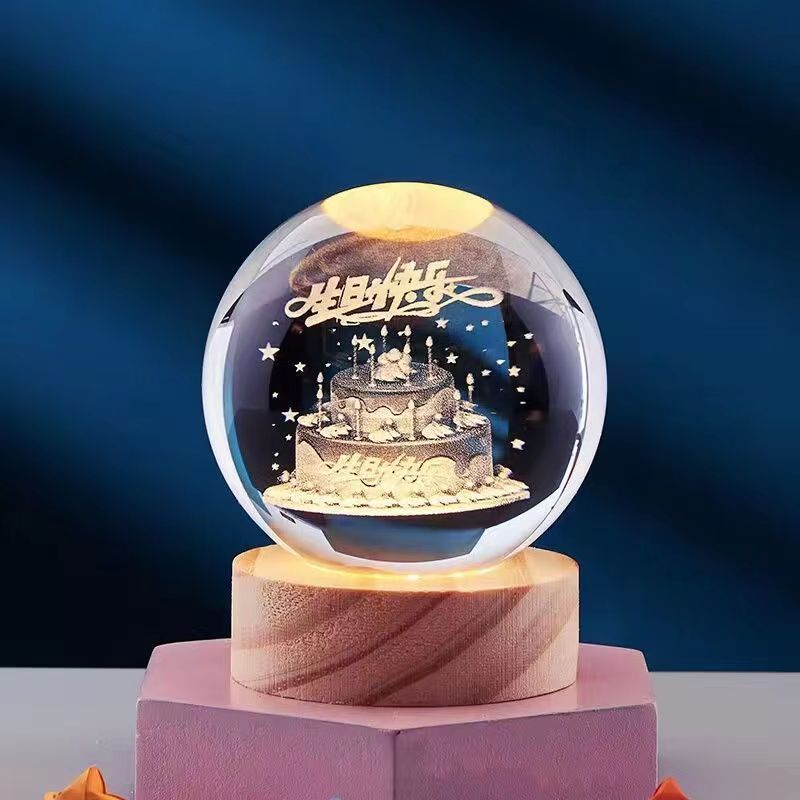 DeerLight | Orbital Crystal Table Lamp