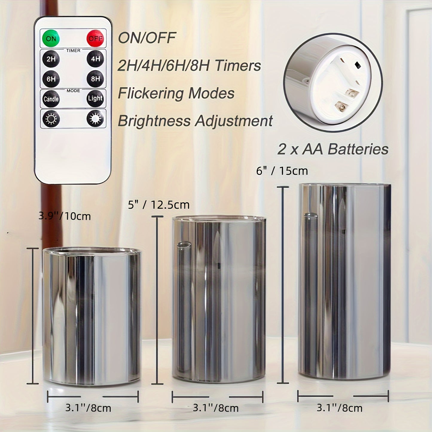 CandleLoom | Flameless Candles – Acrylic Design with Realistic Flicker