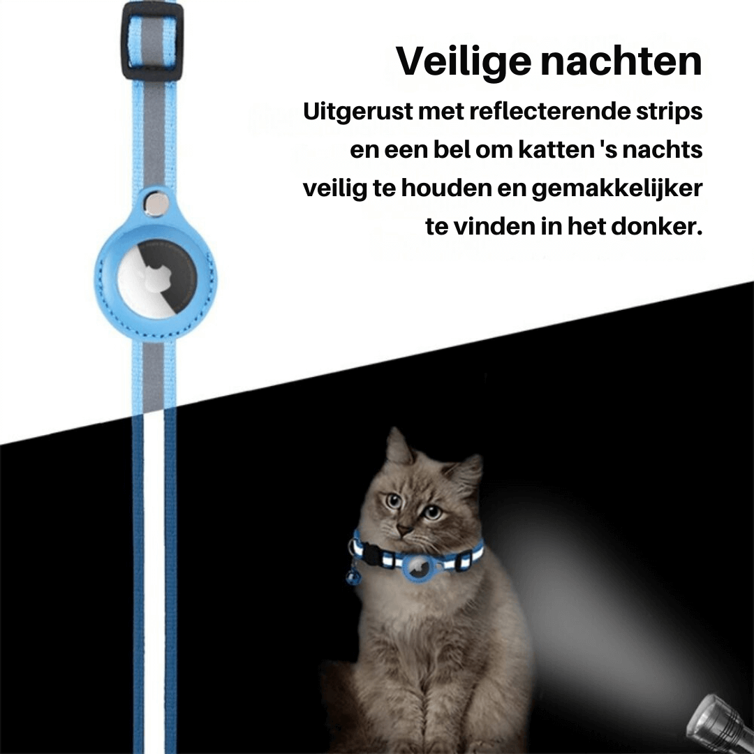 TrackTail | Cat collar with GPS tracker mount & safety clasp