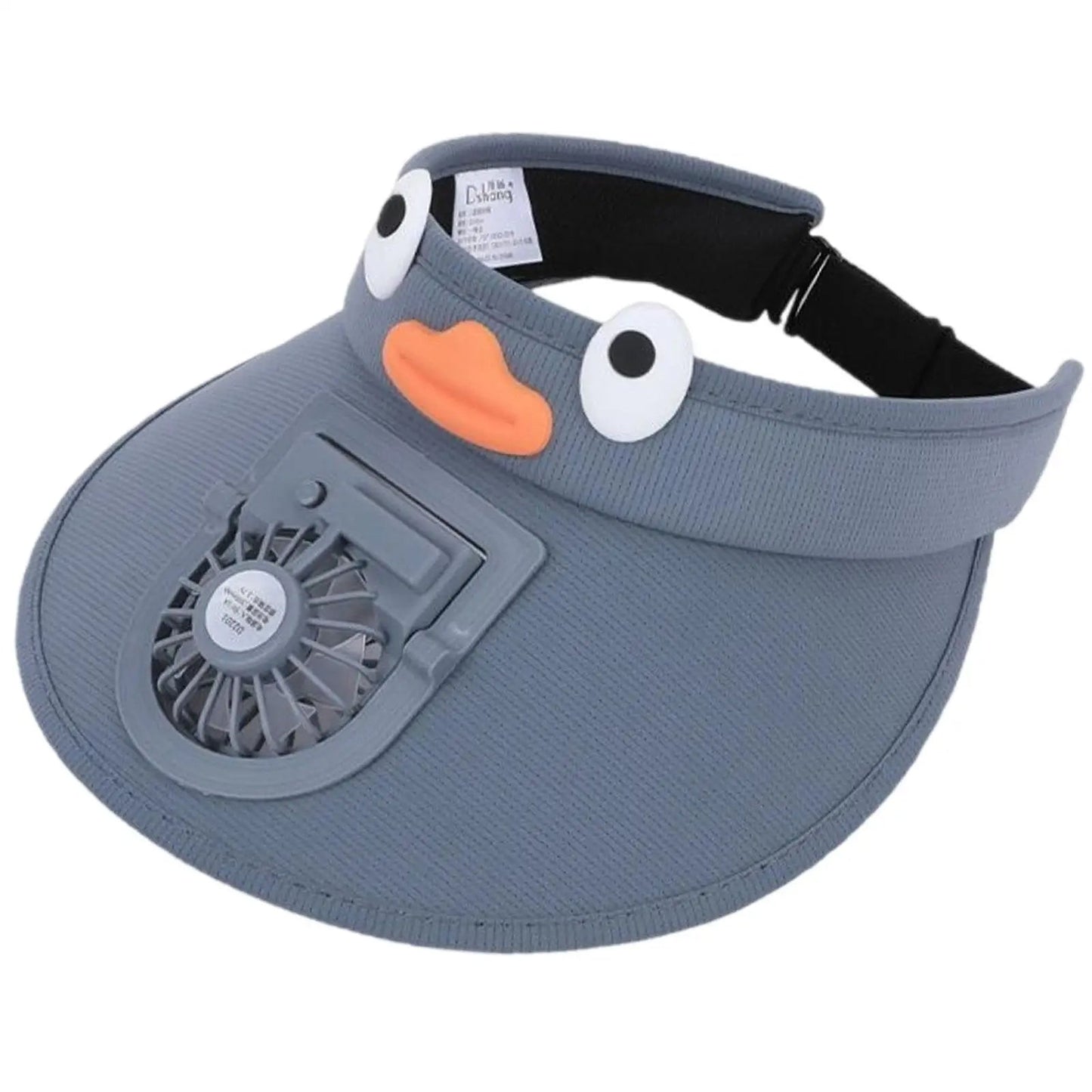 CoolCap | Kids' Sun Visor Hat with Cooling Fan