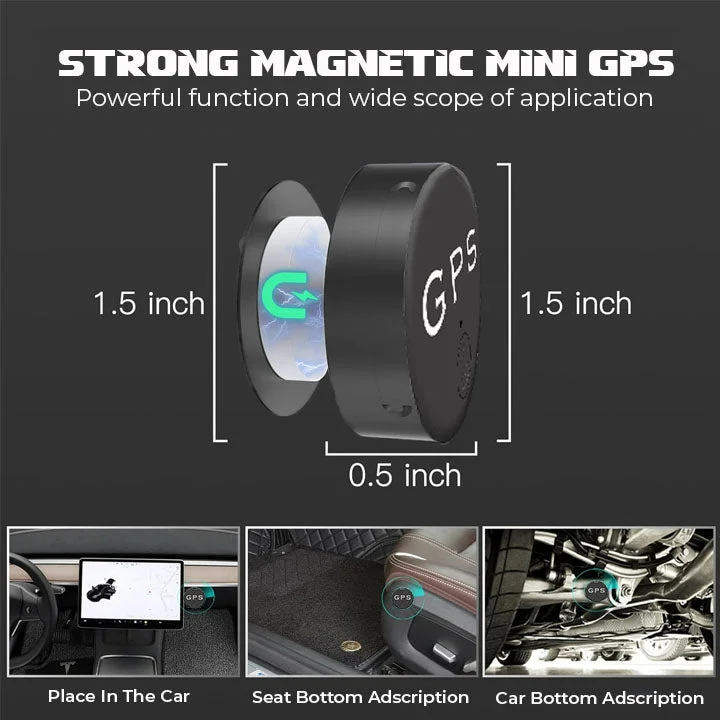 MicroMag | Mini Magnetic GPS Tracker