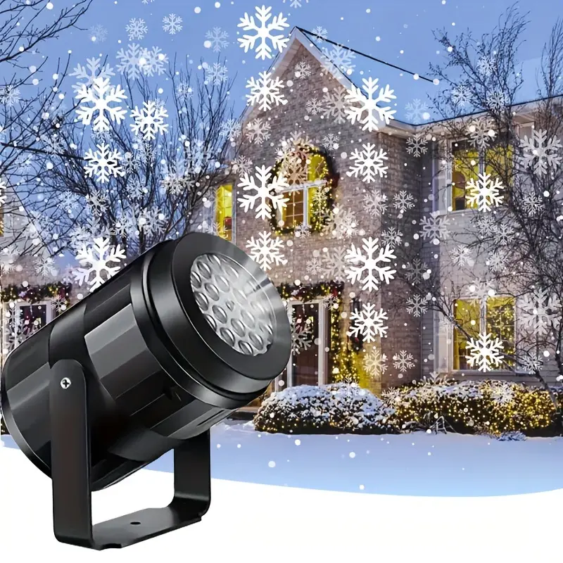 SnowMagic | Snowflake Projector – Indoor/Outdoor LED Snowfall