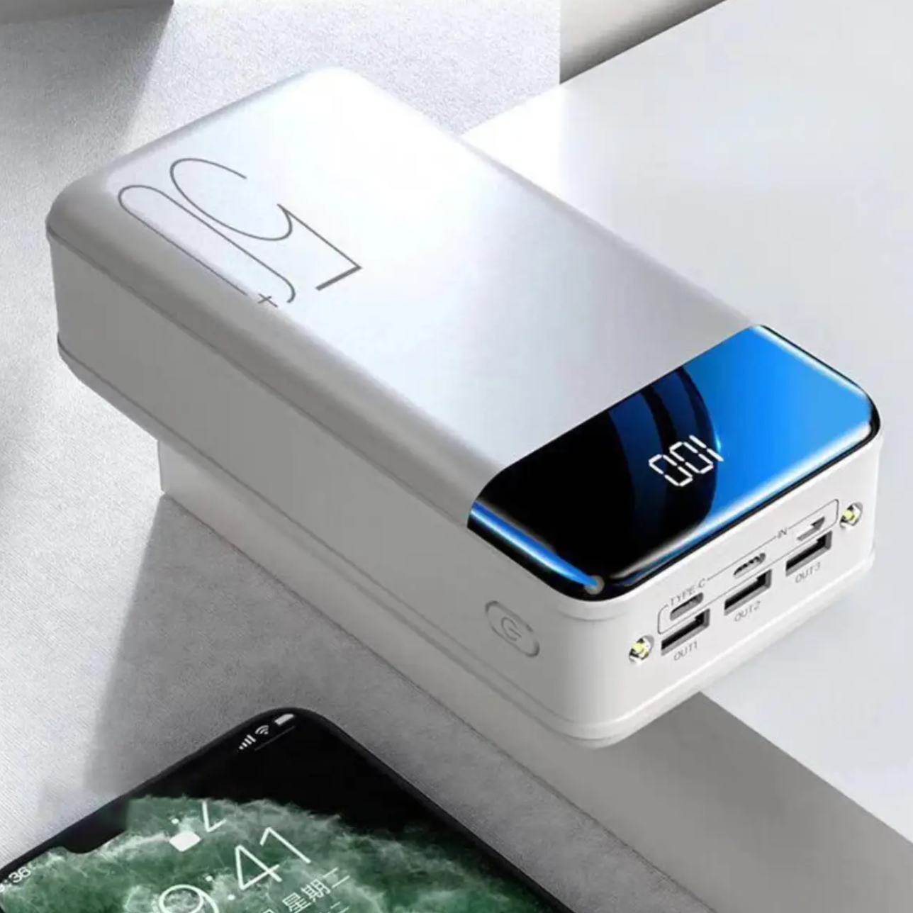 EnerPro | Power Bank with 100,000mAh & Multi-USB Outputs