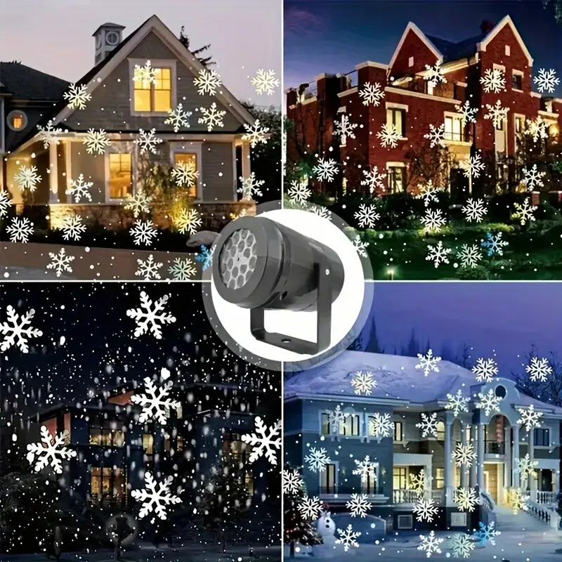 SnowMagic | Snowflake Projector – Indoor/Outdoor LED Snowfall