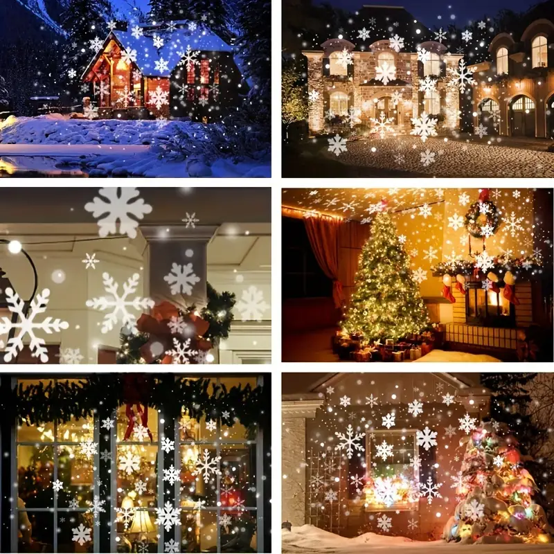SnowMagic | Snowflake Projector – Indoor/Outdoor LED Snowfall