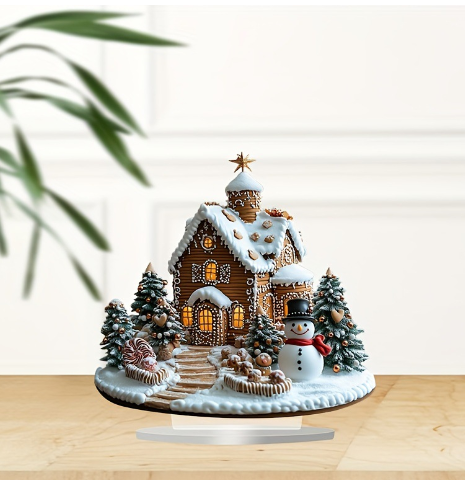 LumiCasa | Gingerbread House Light – Festive Christmas Centrepiece