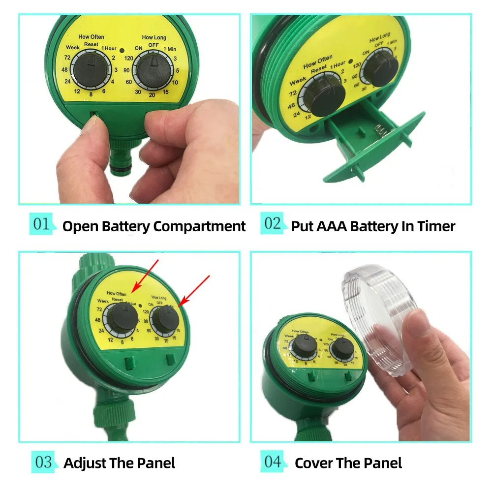 IrrigaPro | Precise Garden Irrigation with Timer & Filter