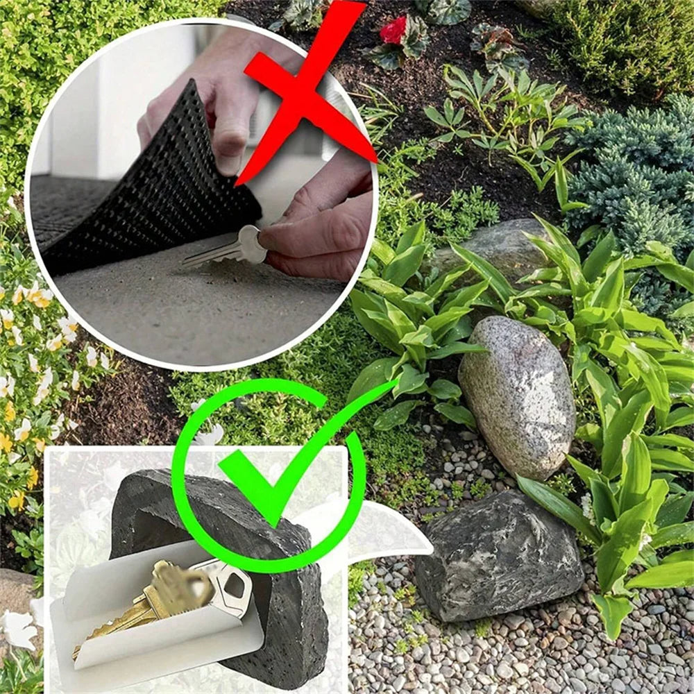 HideRock | Outdoor Hidden Key Box with Lock
