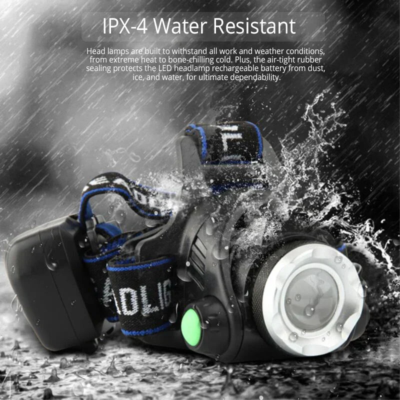 TrailTorch | Rechargeable headlamp for all weathers