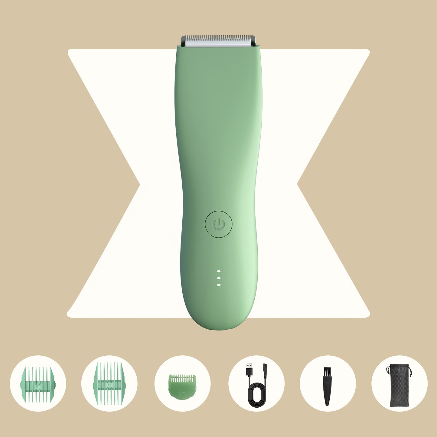 TrimMat | USB rechargeable shaver - Gentle & precise full body care