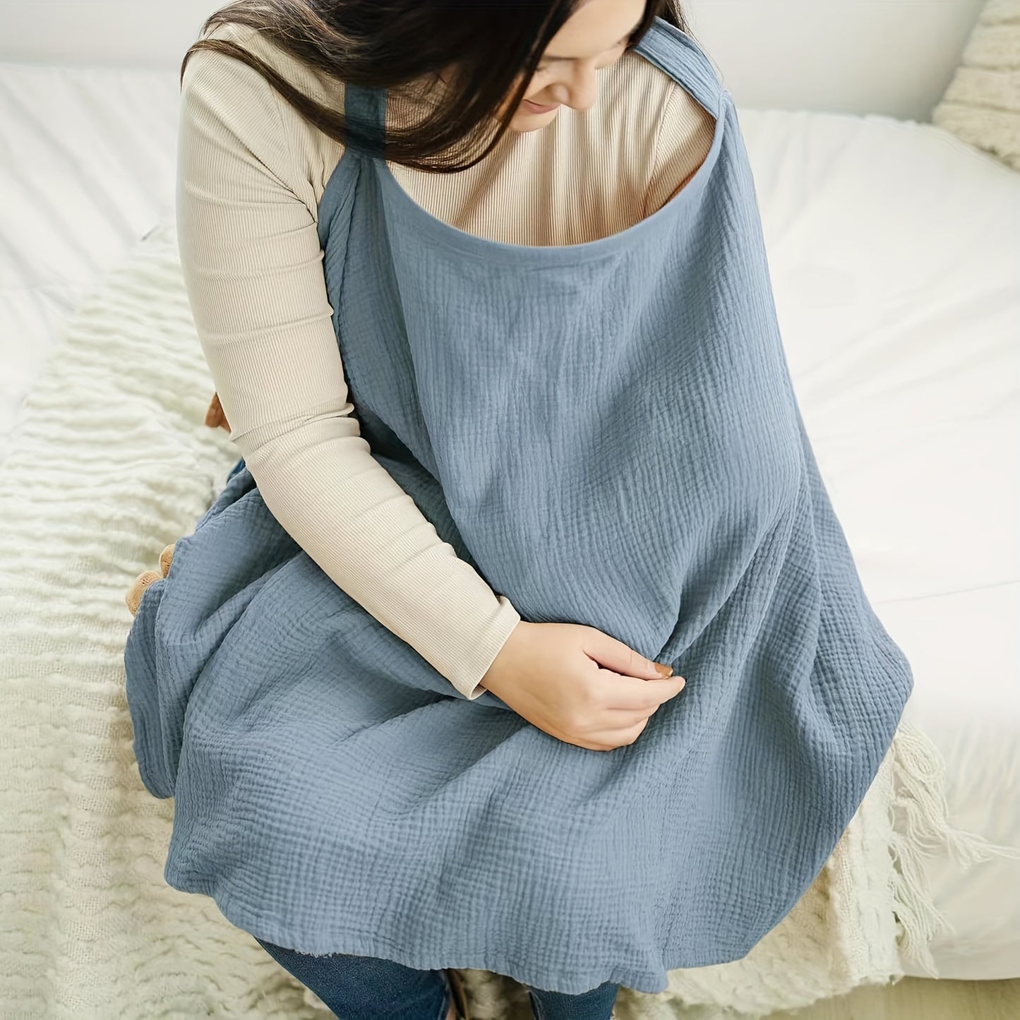 LoomCare | Breastfeeding Shawl – Full Coverage, Lightweight