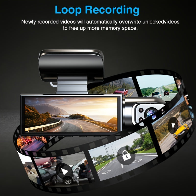 RoadSecure | 1080P Car Dash Cam – Dual Lens Protection