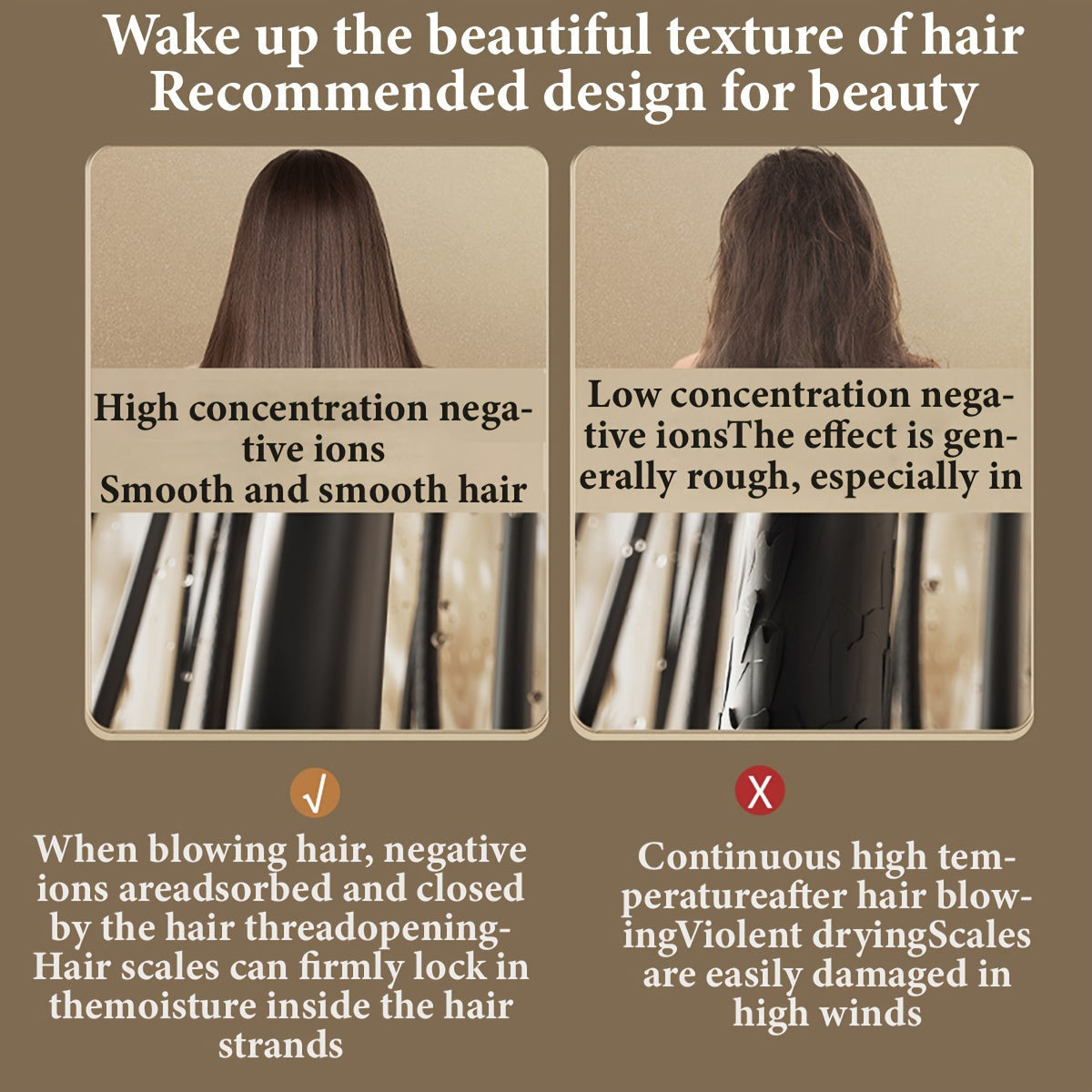 LuxeWind | Professional Ionic Hair Dryer – 1900W Fast Drying & Shine