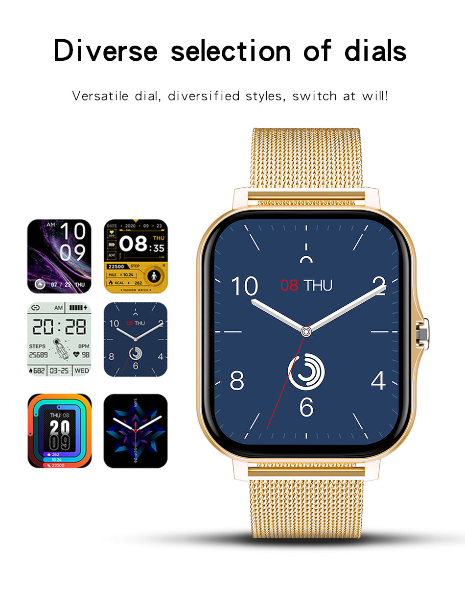 DivaSync | Smartwatch for Women with Health Tracking & Stylish Design