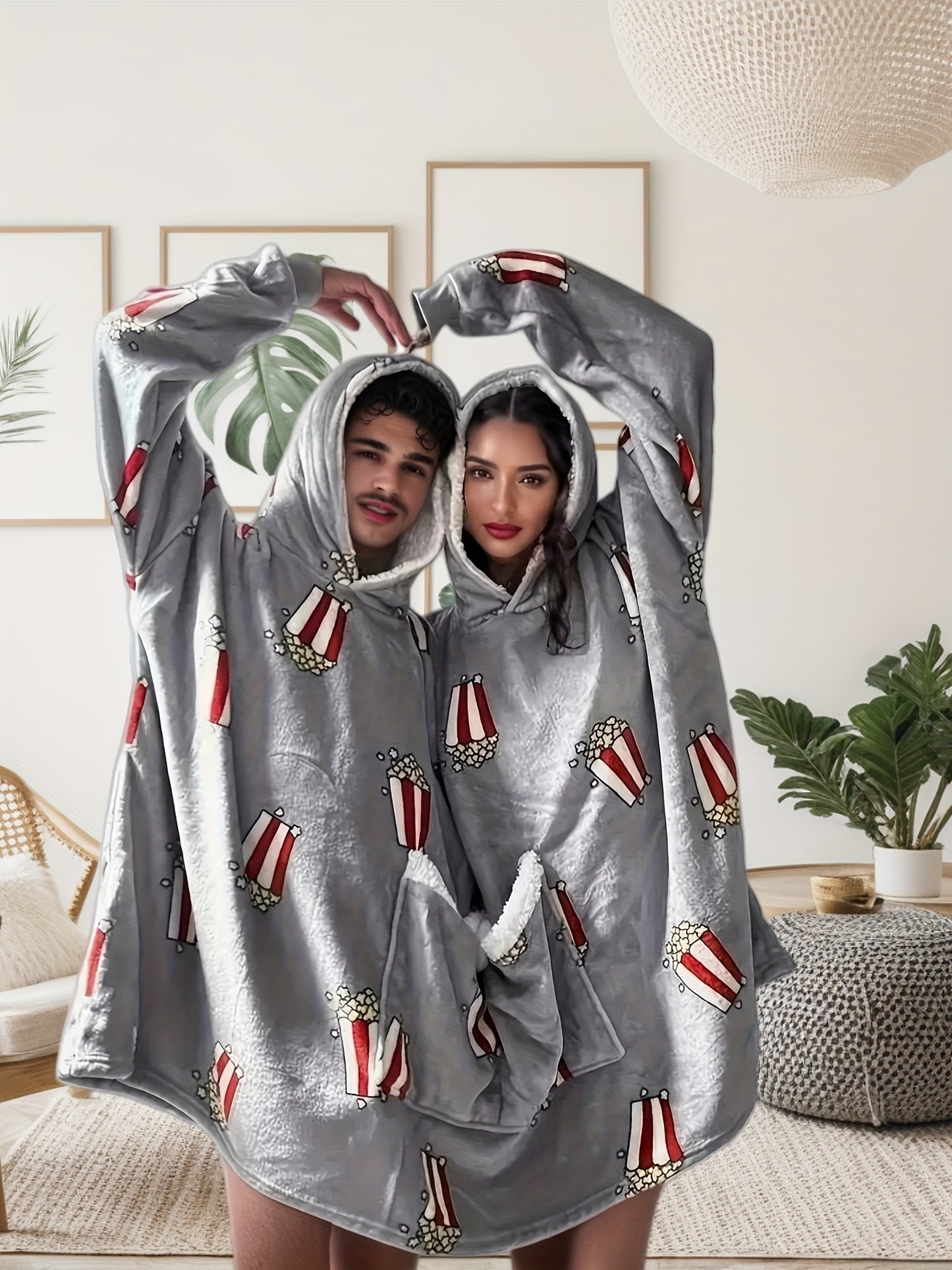 CozyBond | Matching Pyjamas – Plus Size Flannel with Fun Design