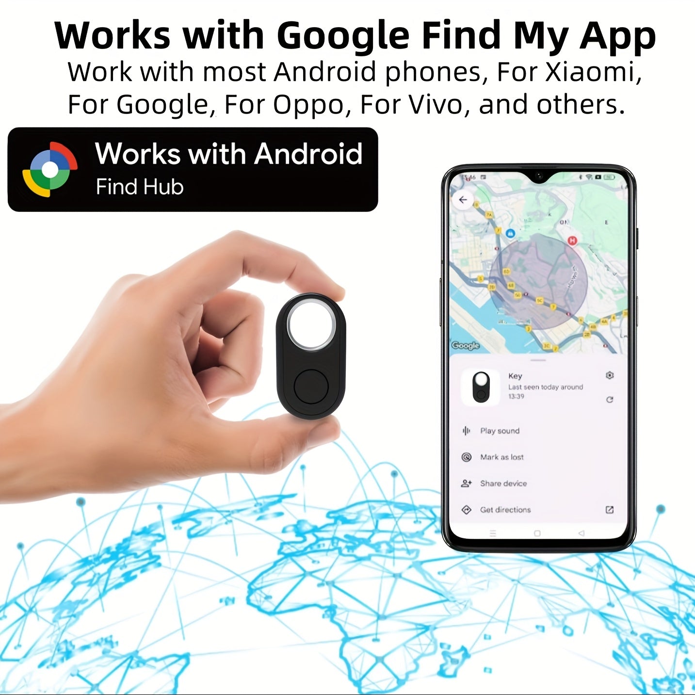 TrackGo | Compact Smart Tag – Secure Valuables Anywhere