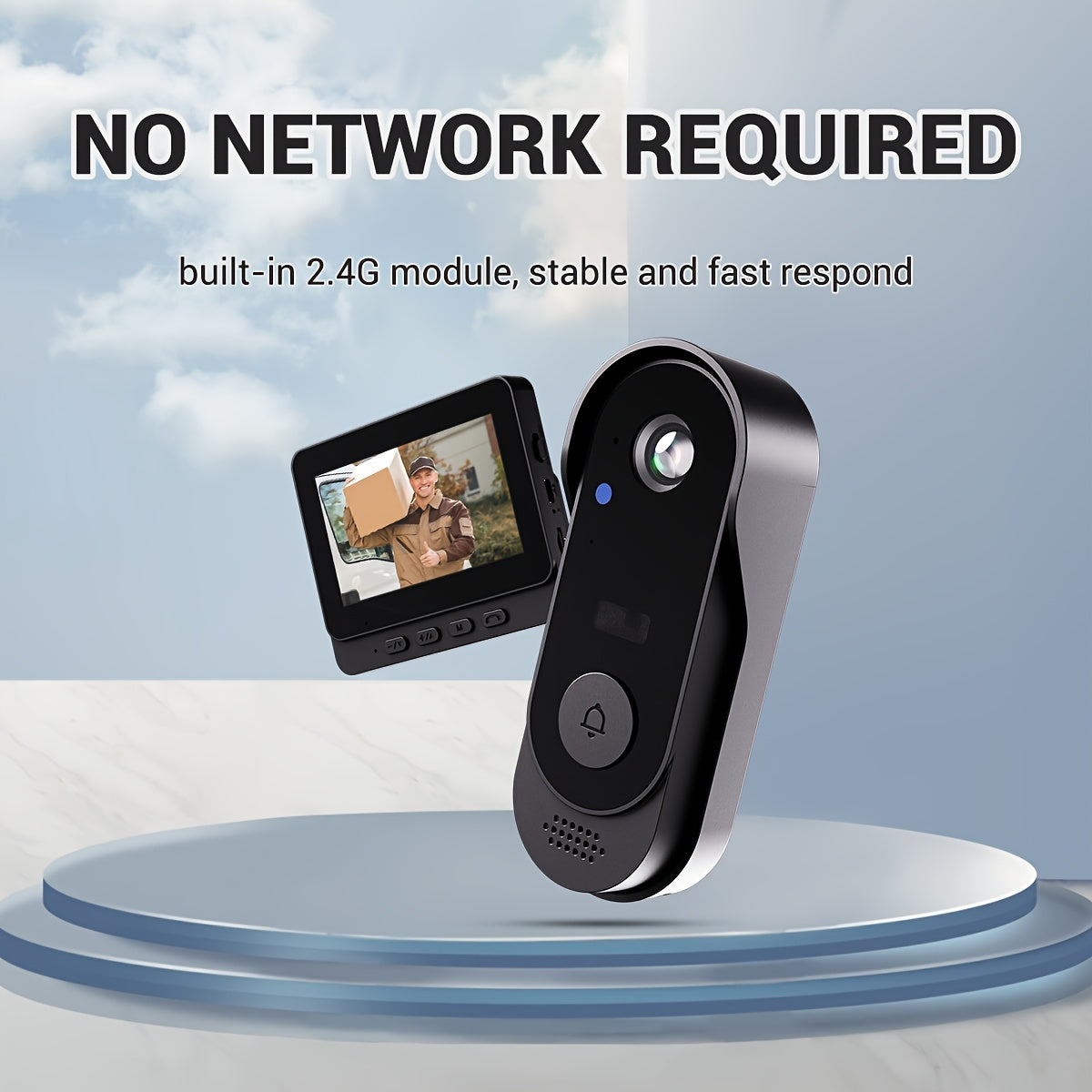VisionBell | USB-Powered Video Doorbell with Touch Control