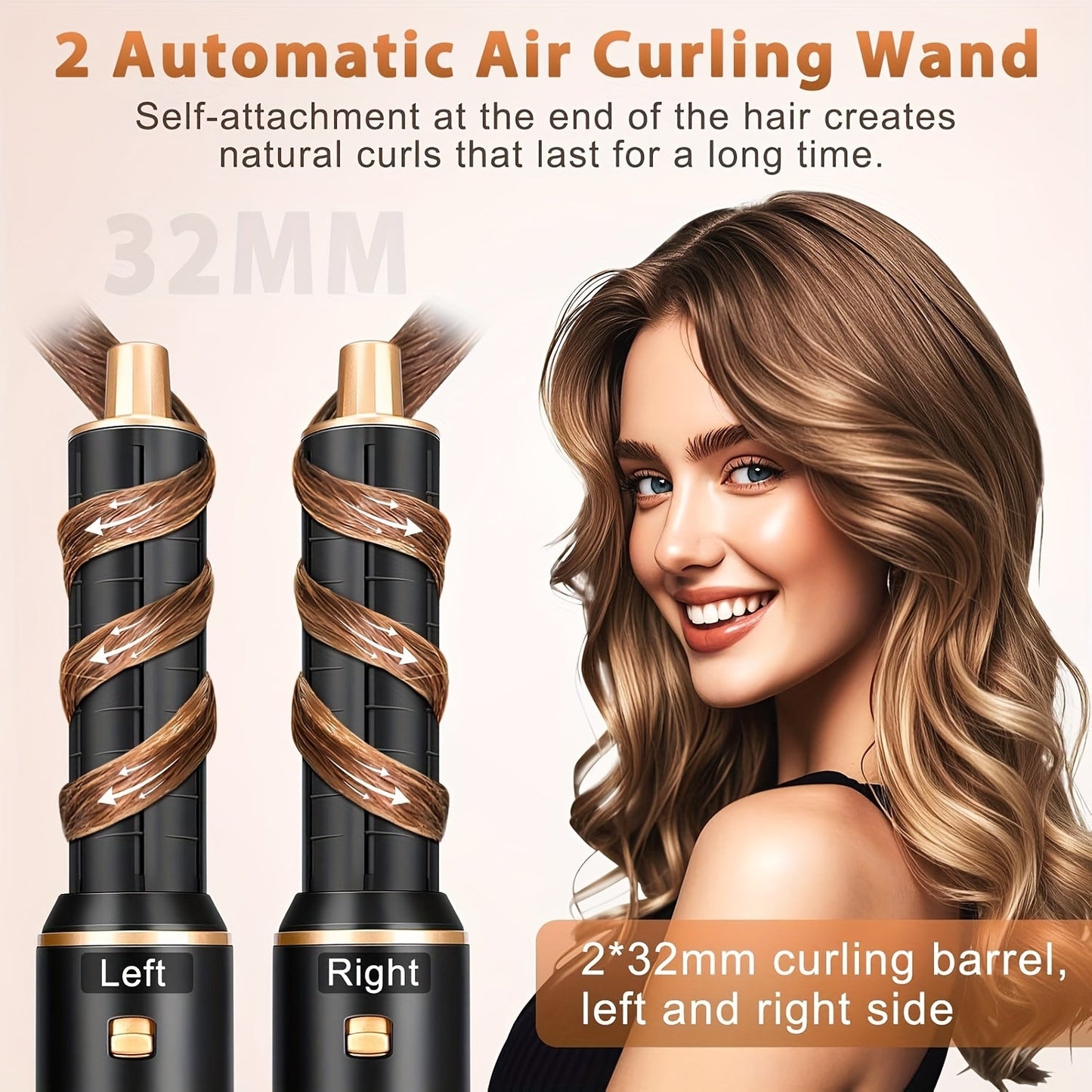 SilkForm | Women’s 5-in-1 Hair Tool – Quick Drying, Curling & Volume