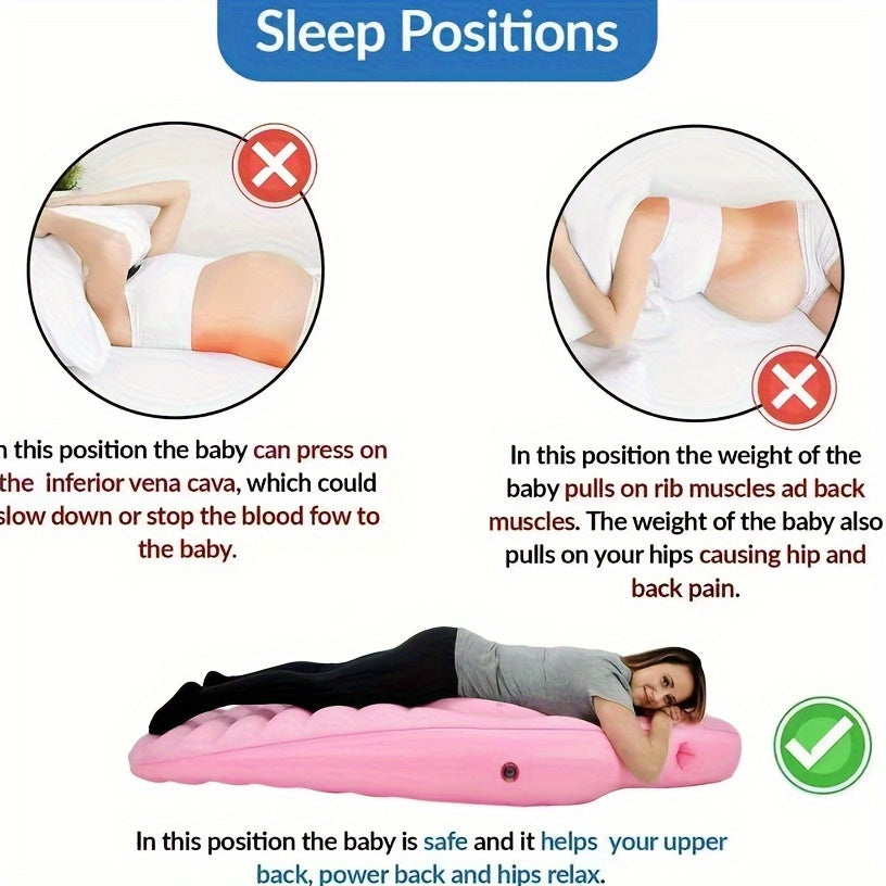 MamaFlow | Inflatable Yoga Mat – Prenatal Comfort & Stability