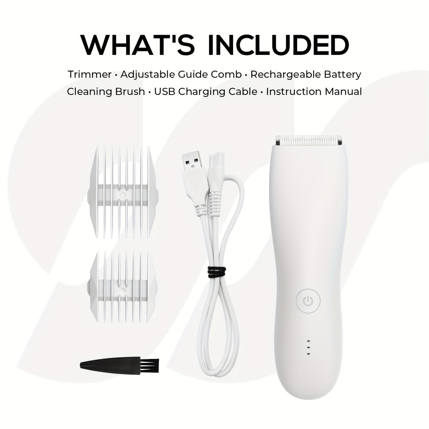TrimMat | USB rechargeable shaver - Gentle & precise full body care