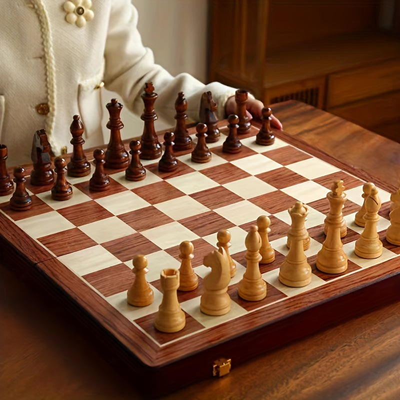 EliteSquare | Luxury Chess Set – Durable Wooden Board & Detailed Pieces